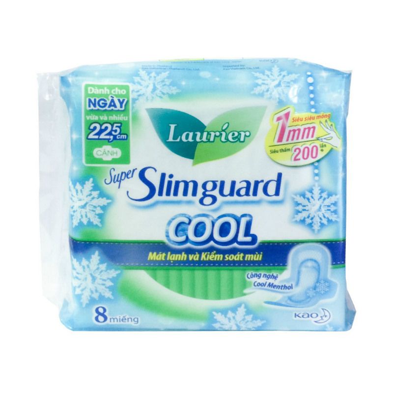 Laurier Super Slimguard 초스림 항균 생리대 25cm 7매입