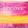 Carefree 슈퍼 슬림 생리대 (40개입)