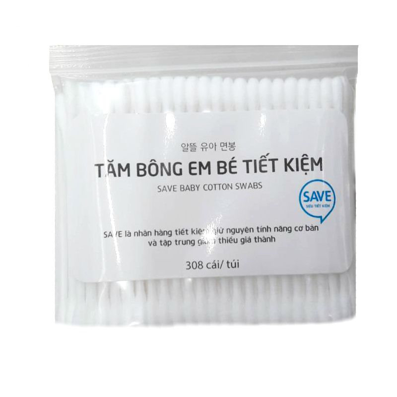알뜰 유아 면봉 (308개입)
