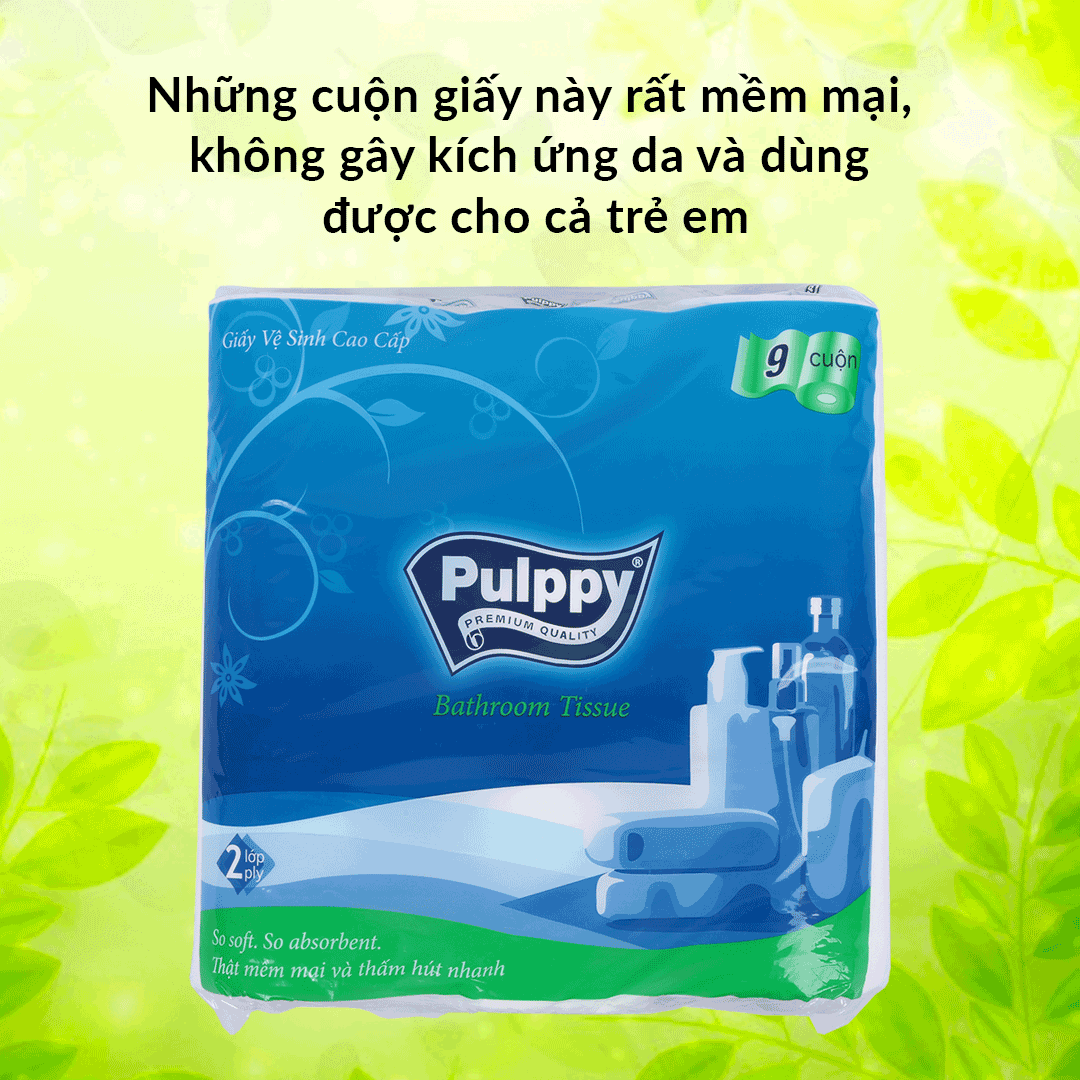 Pulppy Classic 화장지 9롤