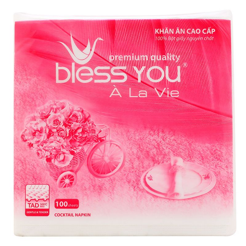 (핫) Bless you Alavie 냅킨 230X230 100장