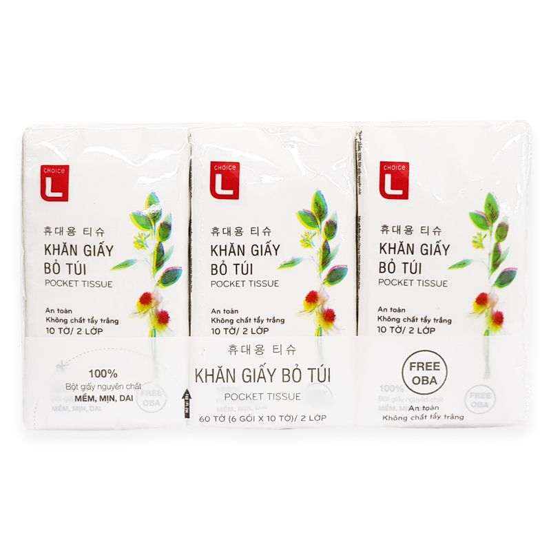 포켓티슈 (10매 x 6팩)