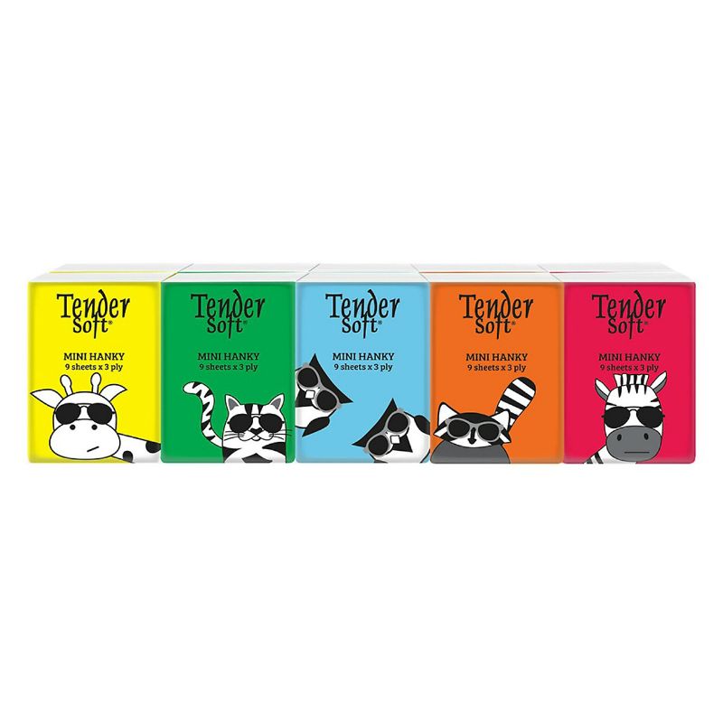 Tender Soft 포켓티슈 3겹 10개 (9매)