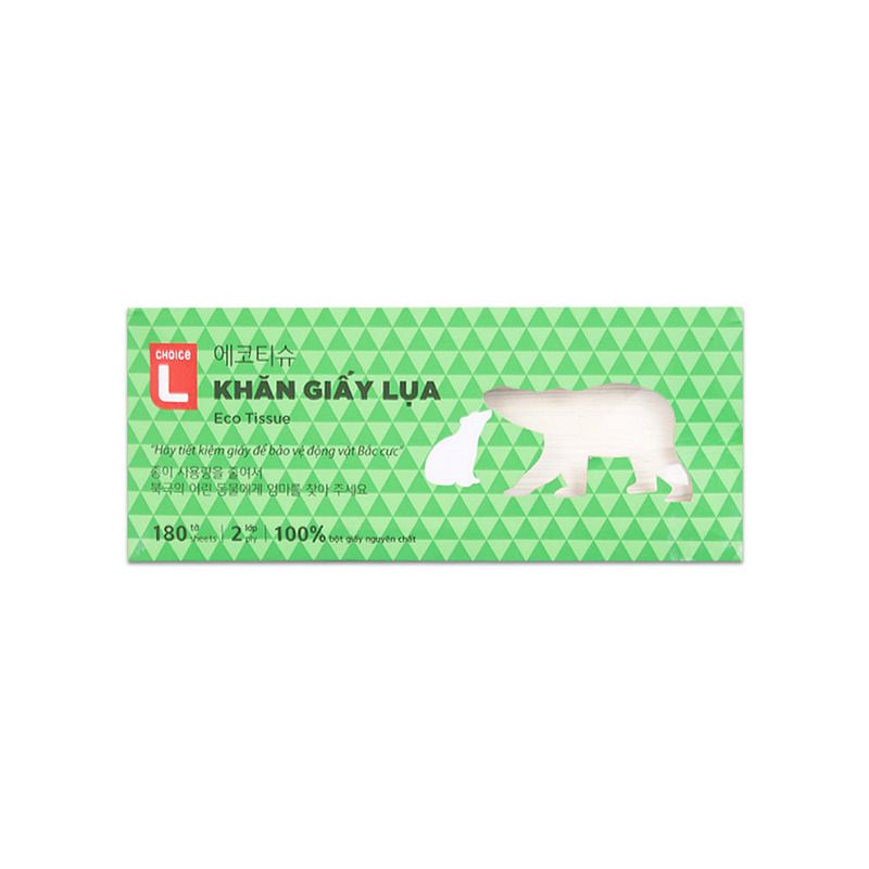 2겹 티슈 180매 (초록색)