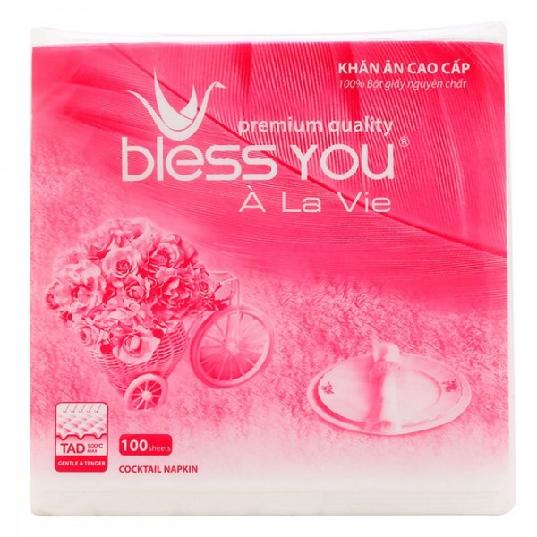 (핫) Bless you Alavie 냅킨 230X230 100장