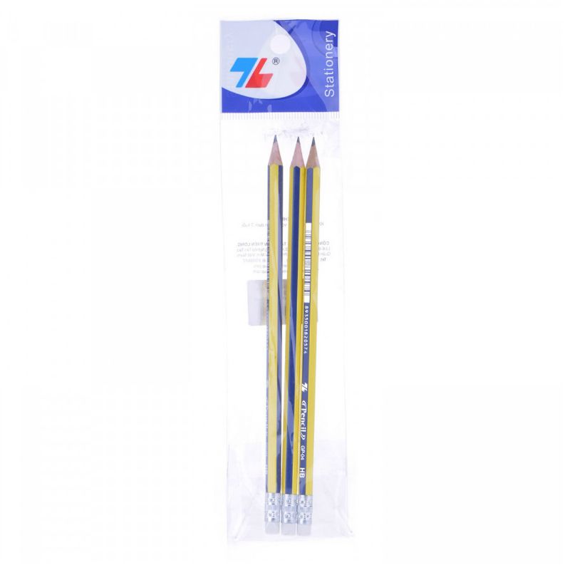 Vỉ 3 BÚT CHÌ Gỗ GP-04