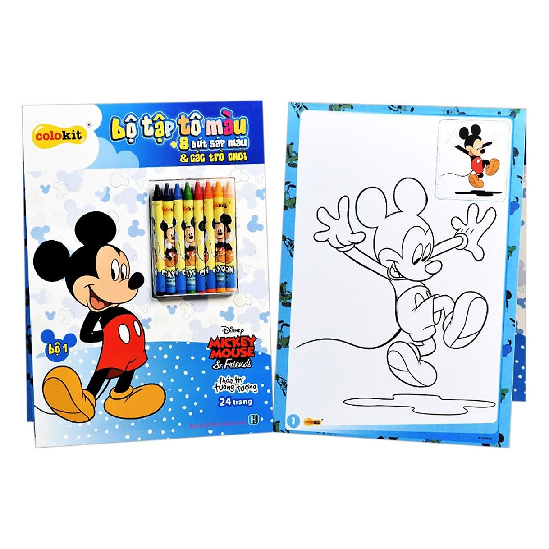 BO TAP TO MAU MICKEY CB-C019/MI