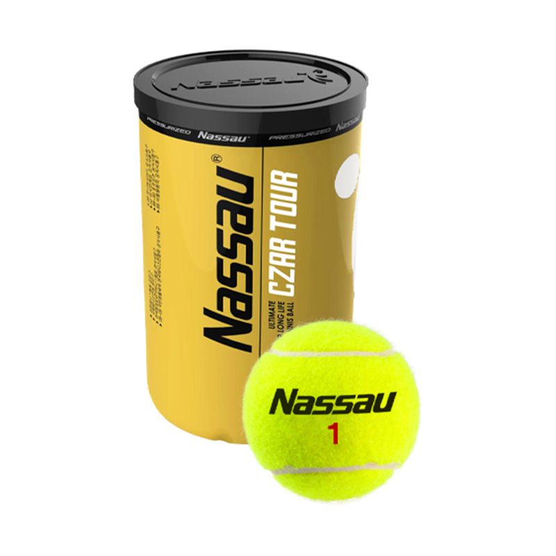 Nassau 짜르투어 테니스공 (2개입)