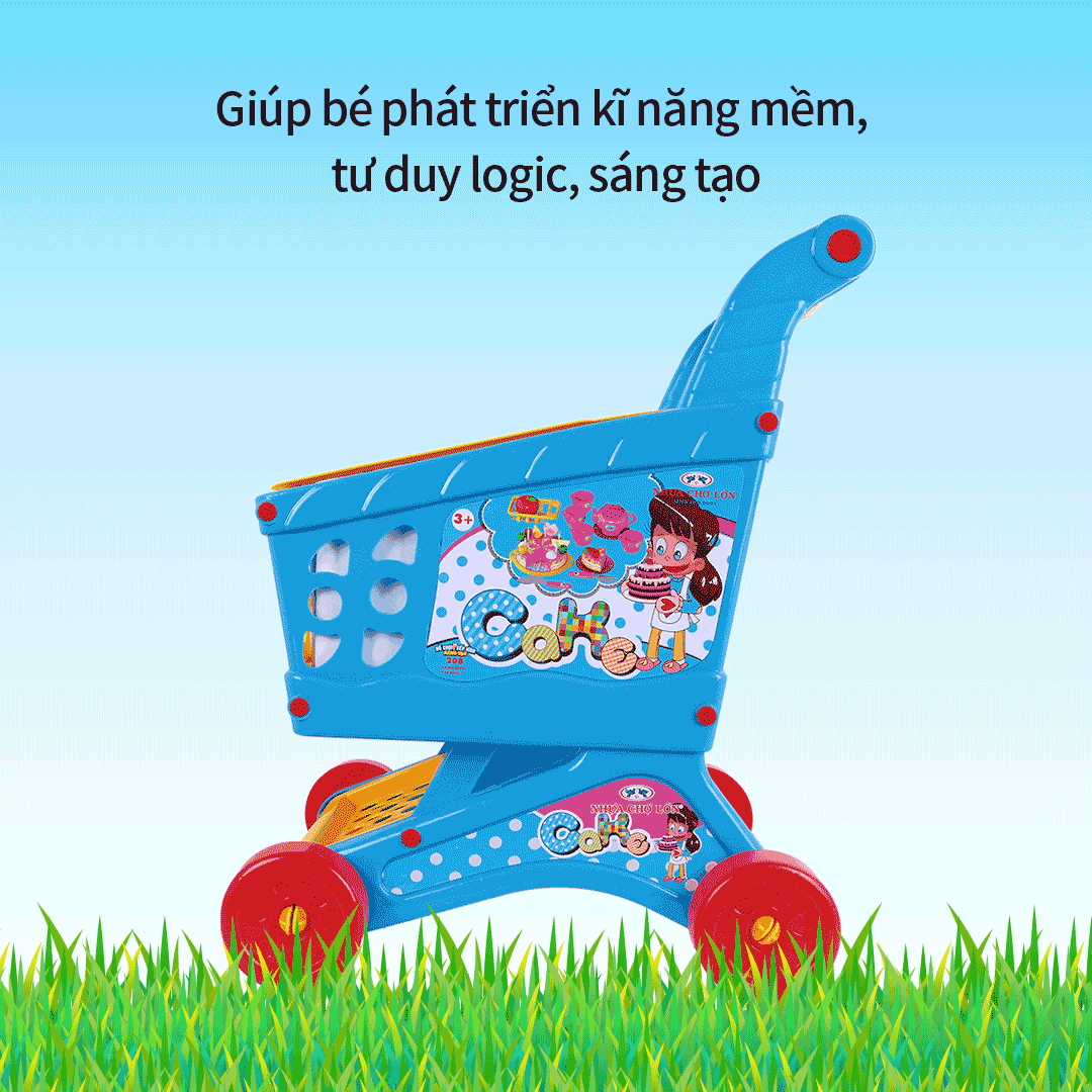 쇼핑카트+케이크놀이