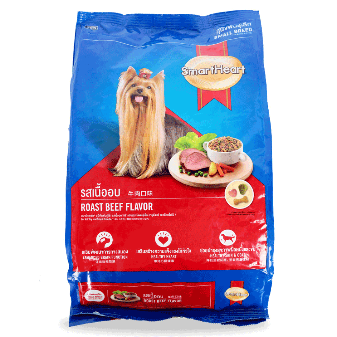 SMARTHEART 강아지 사료(소고기 맛)1.5KG