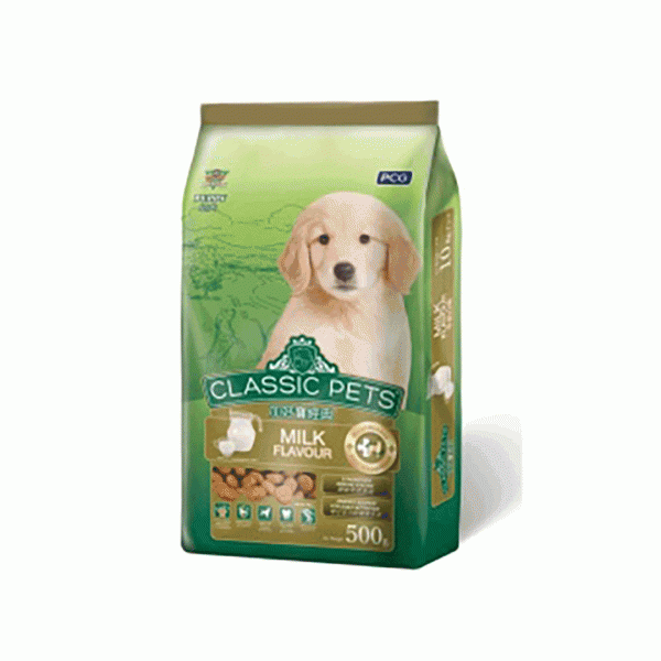 CLASSIC PUPPY 강아지 사료(우유 맛)500G