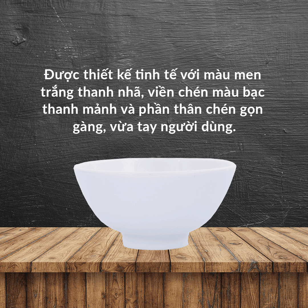 TA89 000F 흰색 둥근 밥그릇