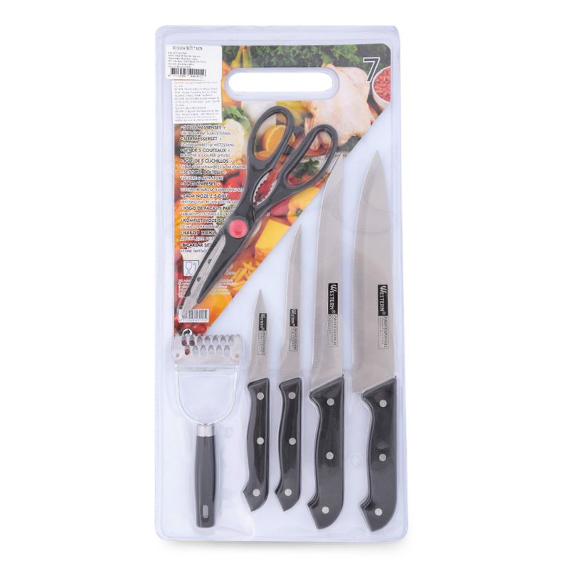 Western 도마 & 칼 세트 (7개)