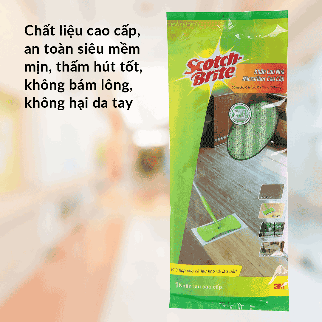 3M Scotch-Brite 고급 마이크로 파이버 청소걸레