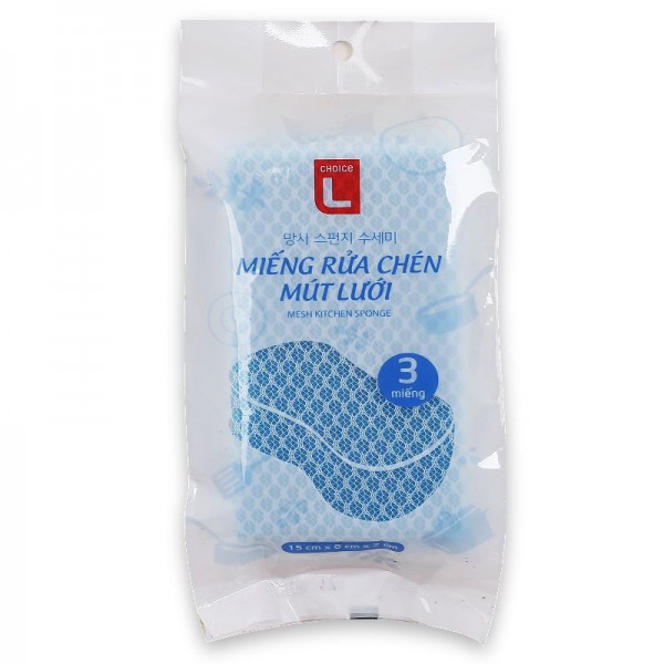 망사 스펀지 수세미