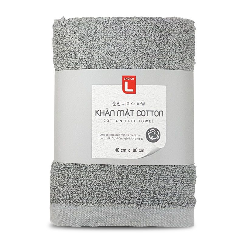 (CL) 순면 페이스 타월 연희색 40*80*128G