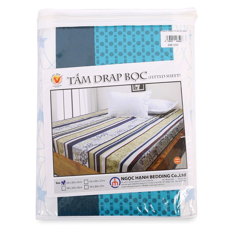 Ngoc Hanh 순면 침구 1.6*2M*18CM (랜덤배송)