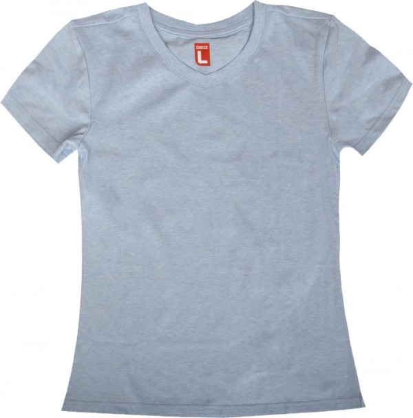 멜랑즈 여성 티셔츠 푸른색 (L 사이즈)