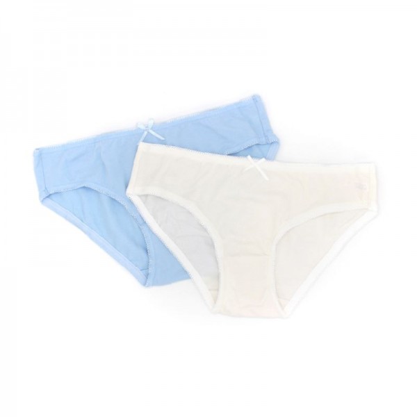 Vera 여성 하이웨이스트 면팬티 7167 사이즈 L (2매/세트) (색상랜덤)