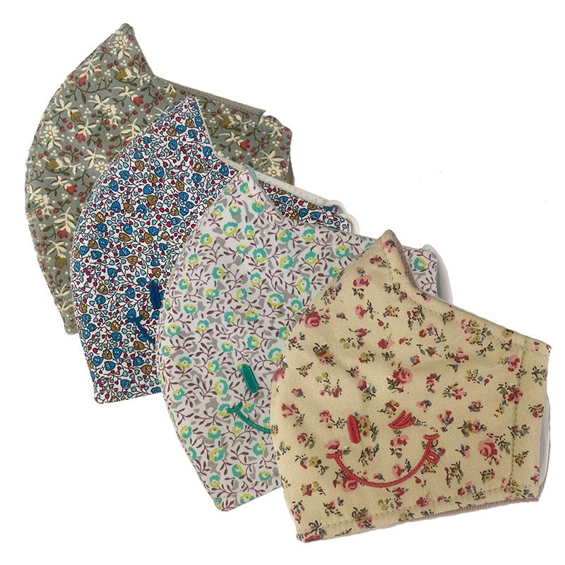 여성용 입체마스크 꽃무늬 (랜덤배송)