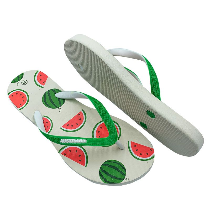 슬리퍼 사이즈 39 (수박 무늬)