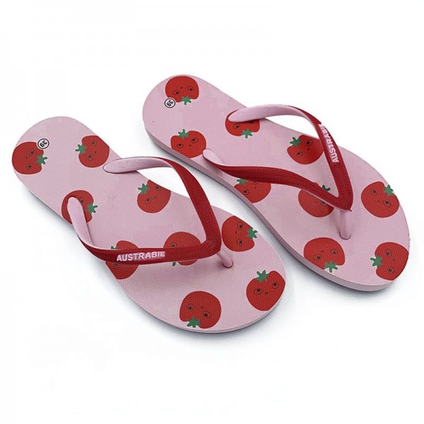 슬리퍼 사이즈 38 (체리 무늬)